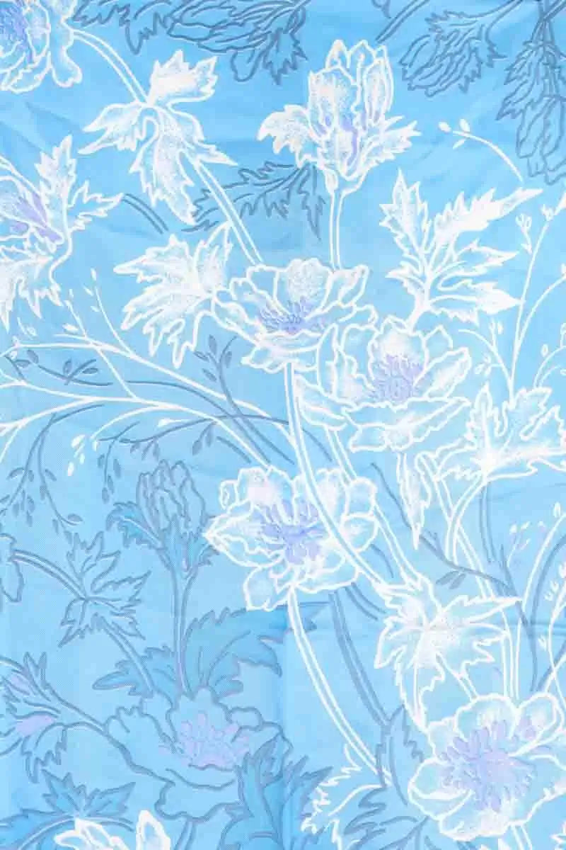 Foulard Nina Ricci Bleu en Soie