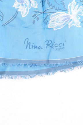 Foulard Nina Ricci Bleu en Soie