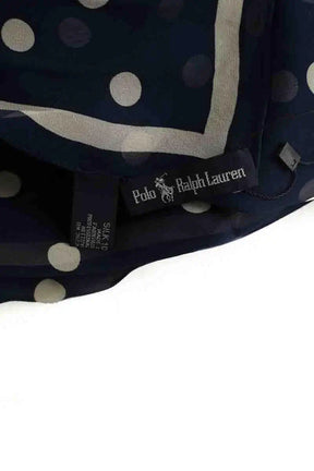 Foulard Ralph Lauren Marine en Soie