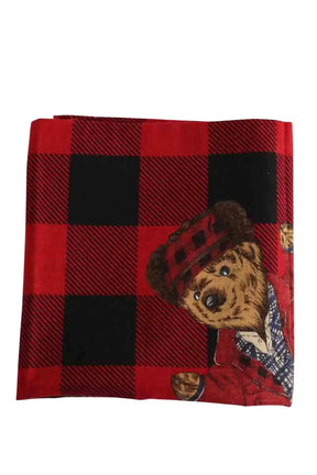 Foulard Ralph Lauren Rouge en Coton - Seconde Main
