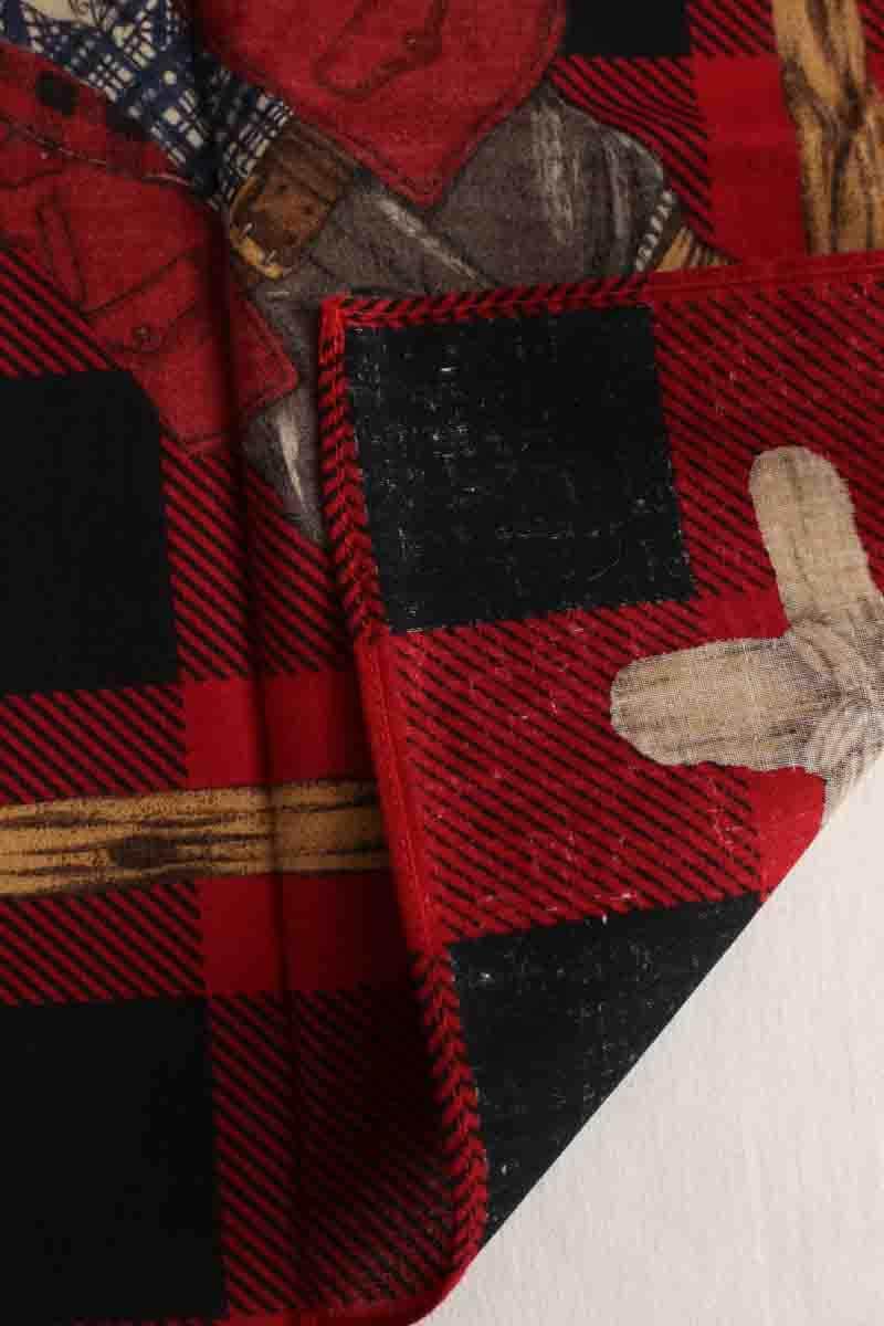 Foulard Ralph Lauren Rouge en Coton