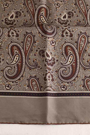 Foulard Saint Laurent Gris en Soie
