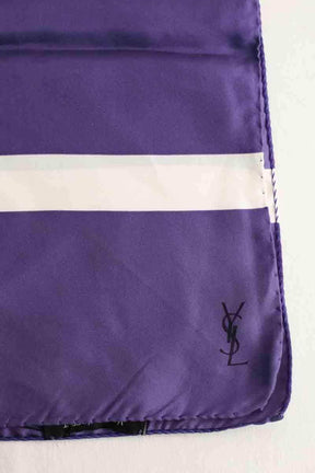 Foulard Saint Laurent Violet en Soie