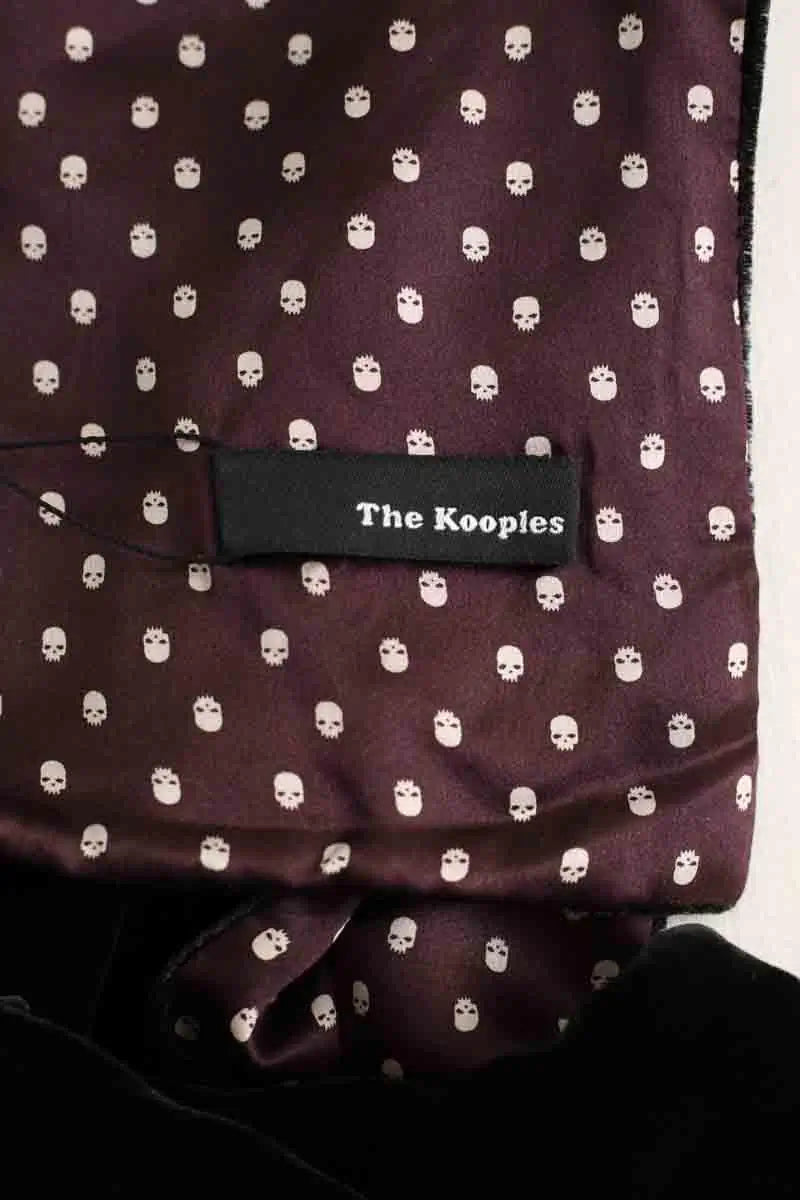 Foulard The Kooples Violet en Velours