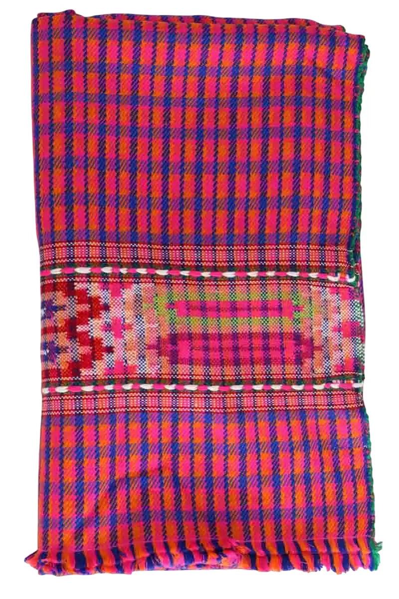 Foulard V de Vinster Rose en Laine - Seconde Main