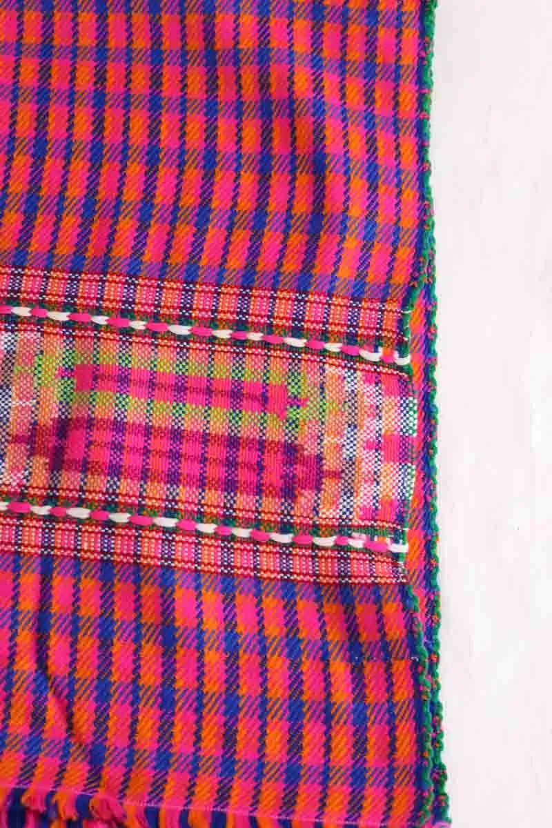 Foulard V de Vinster Rose en Laine