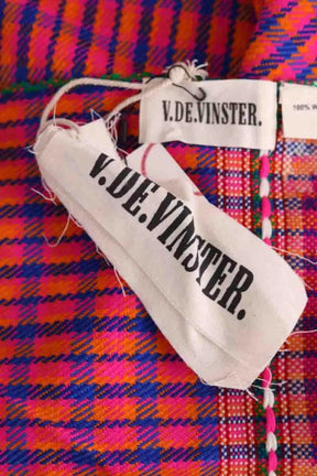 Foulard V de Vinster Rose en Laine