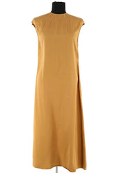 Robe Loulou Studio Doré en Soie, taille XS - Seconde Main