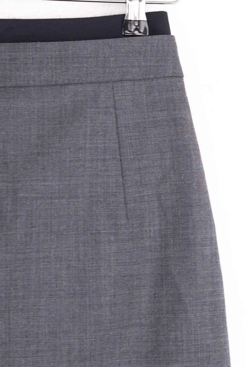 Jupe Sandro Anthracite en Laine