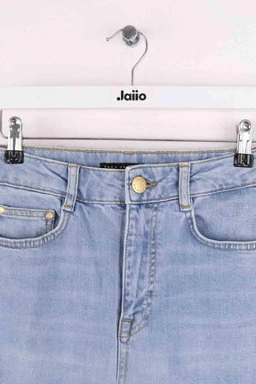 Jean droit Tara Jarmon Bleu en Coton