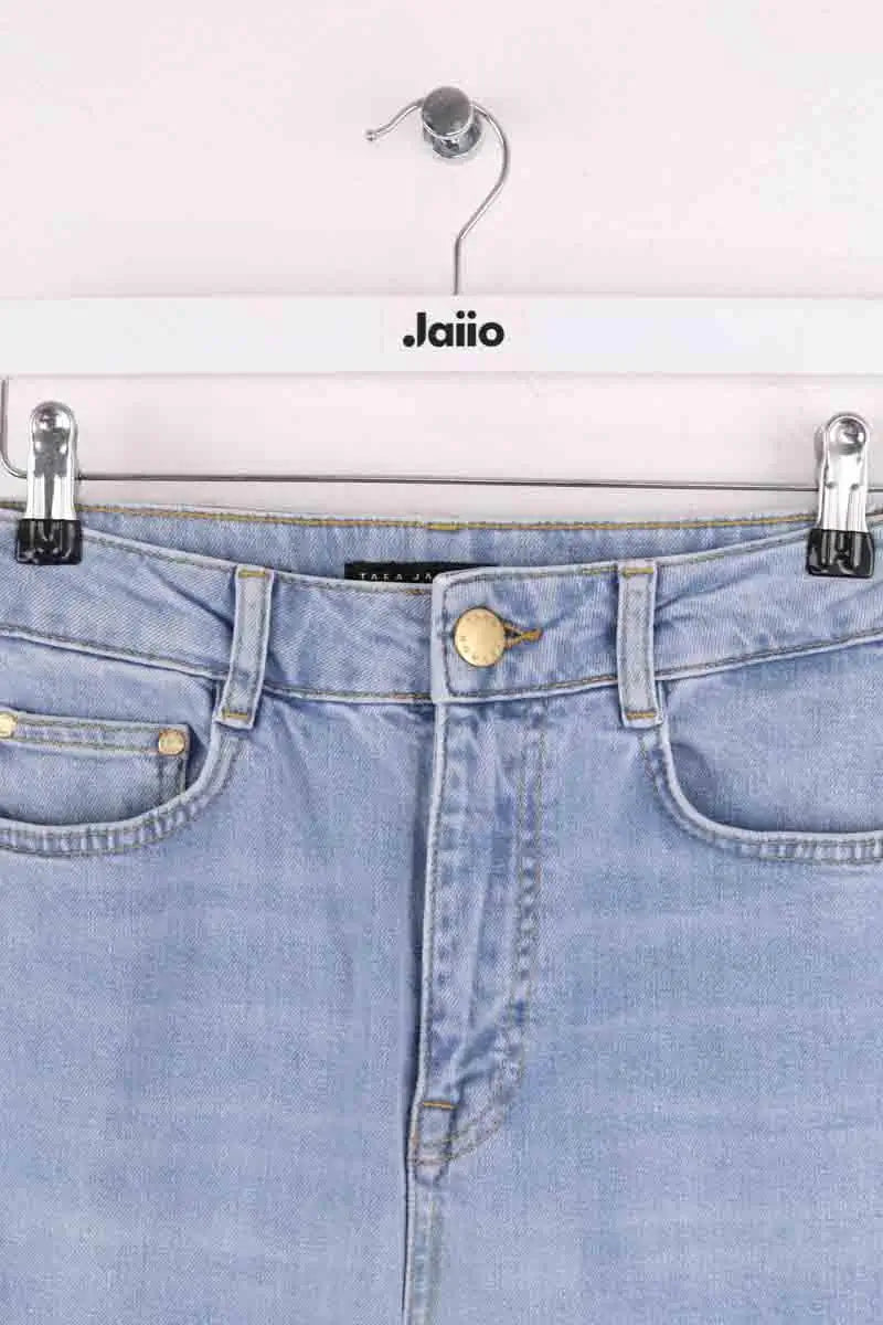 Jean droit Tara Jarmon Bleu en Coton