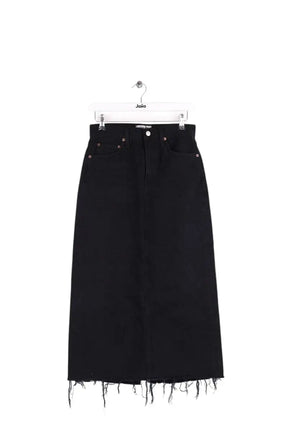 Jupe Agolde Noir en Coton, taille XS - Seconde Main