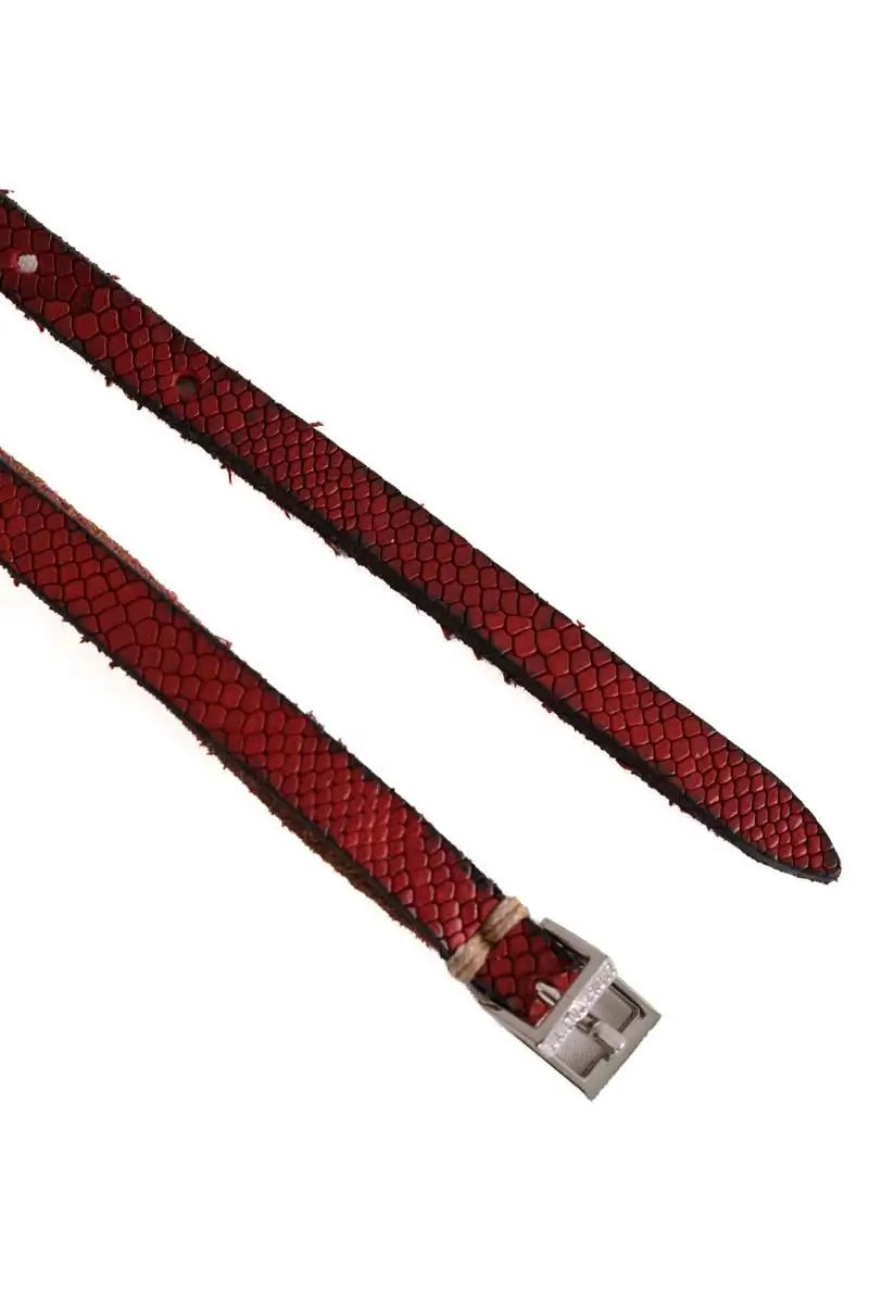 Ceinture Zadig & Voltaire Rouge en Cuir