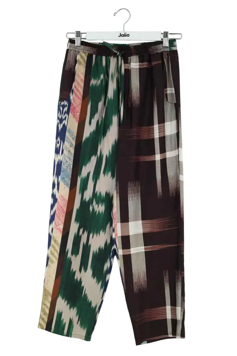 Pantalon droit Pierre-Louis Mascia Multicolore en Soie, taille XS - Seconde Main