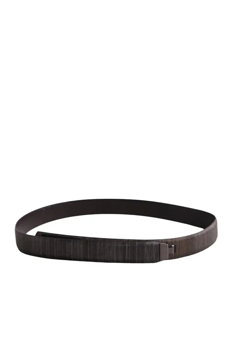 Ceinture en cuir Giorgio Armani Marron en Cuir, taille M - Seconde Main