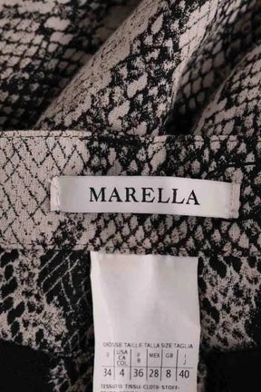 Pantalon droit Marella Gris en Synthétique