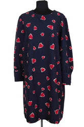 Robe Tara Jarmon Marine en Viscose, taille XXL - Seconde Main