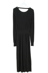 Robe Maje Noir en Viscose, taille S - Seconde Main
