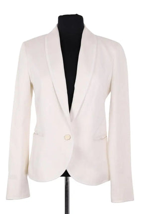 Blazer Vanessa Seward Blanc en Coton, taille XS - Seconde Main