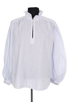 Blouse Ba&Sh Bleu en Coton, taille S - Seconde Main