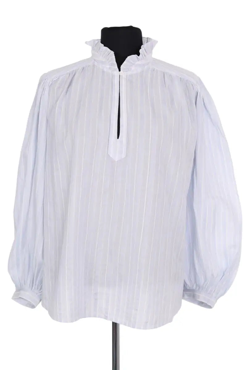 Blouse Ba&Sh Bleu en Coton, taille S - Seconde Main