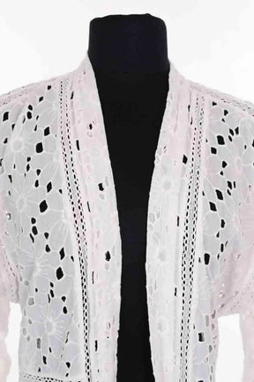 Kimono Mes Demoiselles Lilibet Blanc en Coton