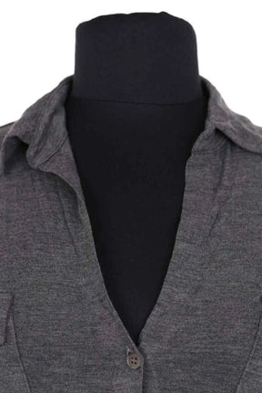 Polo Majestic Filatures Gris en Viscose