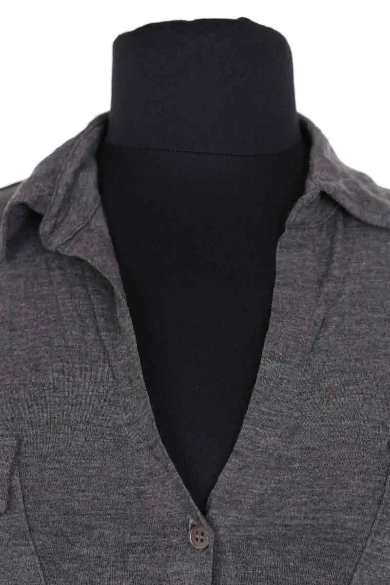 Polo Majestic Filatures Gris en Viscose