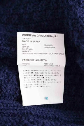 Pull Comme Des Garçons Bleu en Laine