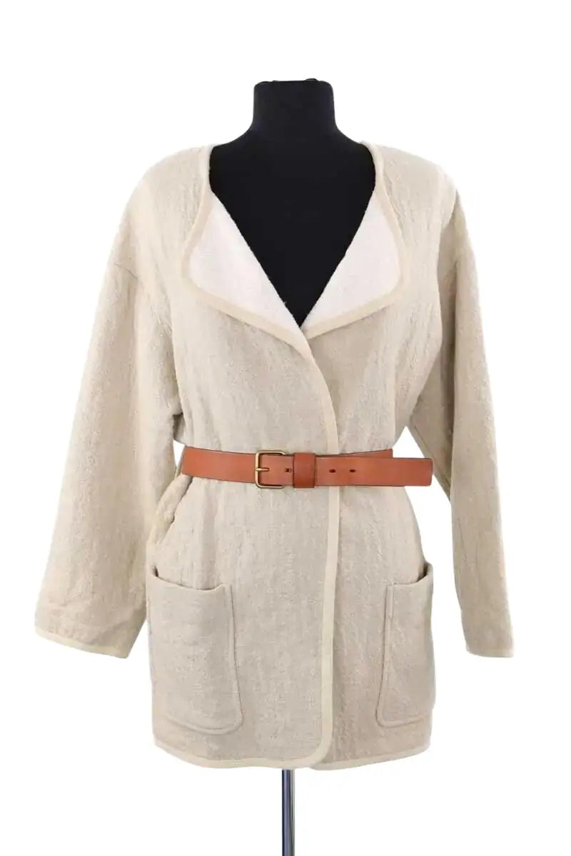 Manteau Ba&Sh Beige en Coton, taille XS - Seconde Main