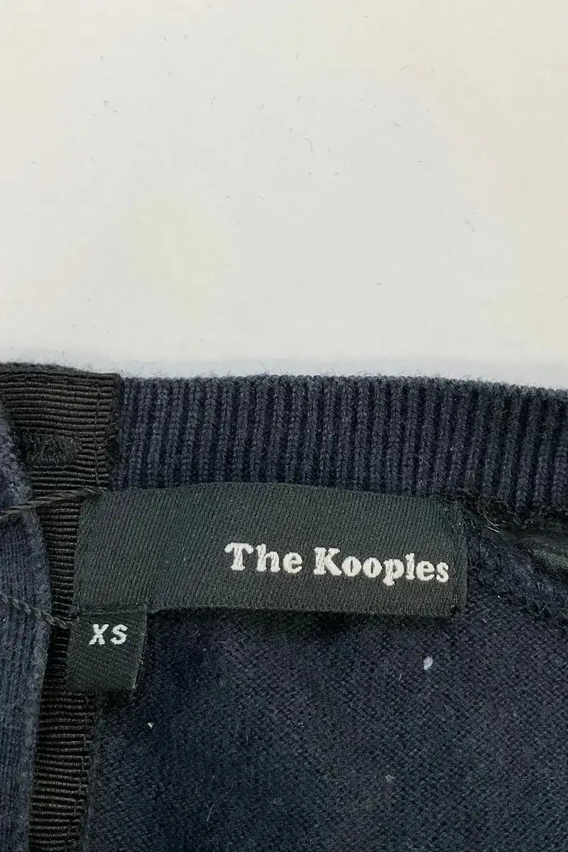 Cardigan The Kooples Marine en Coton