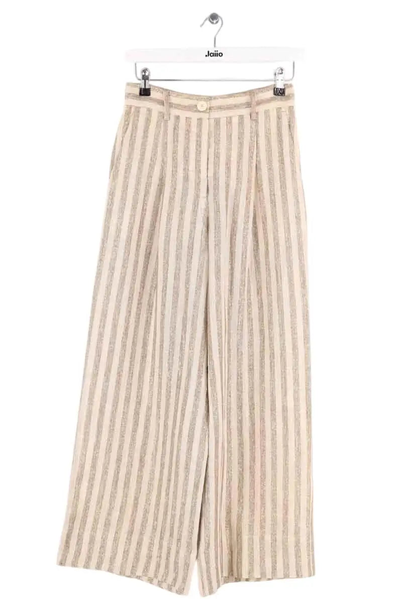 Pantalon large Momoni Doré en Lin, taille XS - Seconde Main