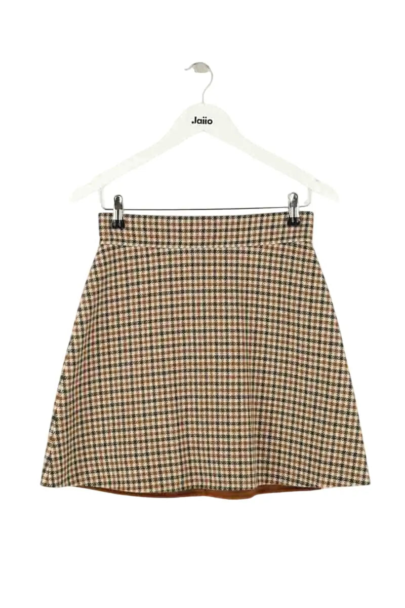Jupe Tara Jarmon Marron en Laine, taille S - Seconde Main