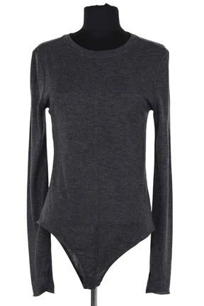 Body Zadig & Voltaire Anthracite en Laine, taille M - Seconde Main