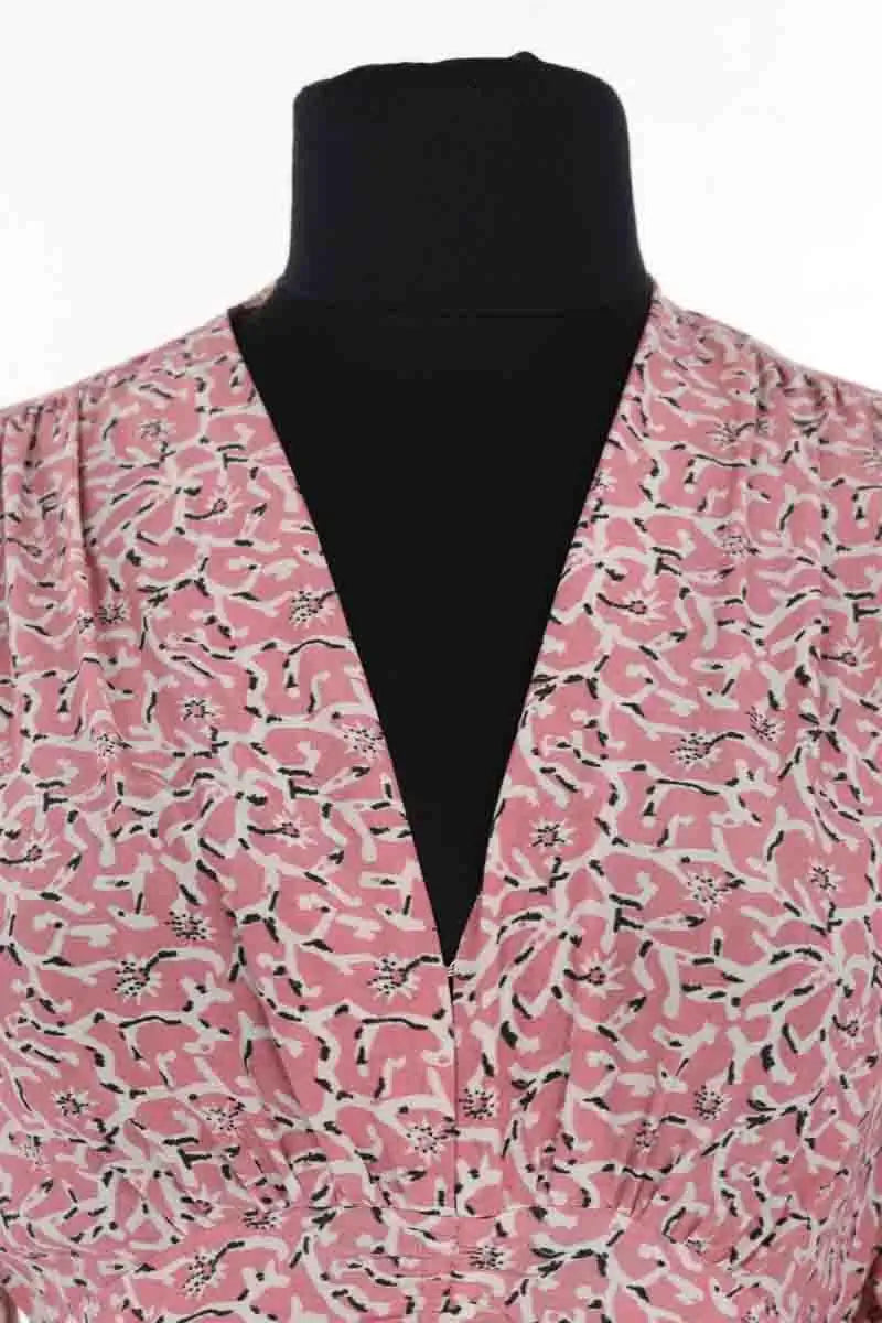 Robe Isabel Marant Rose en Soie