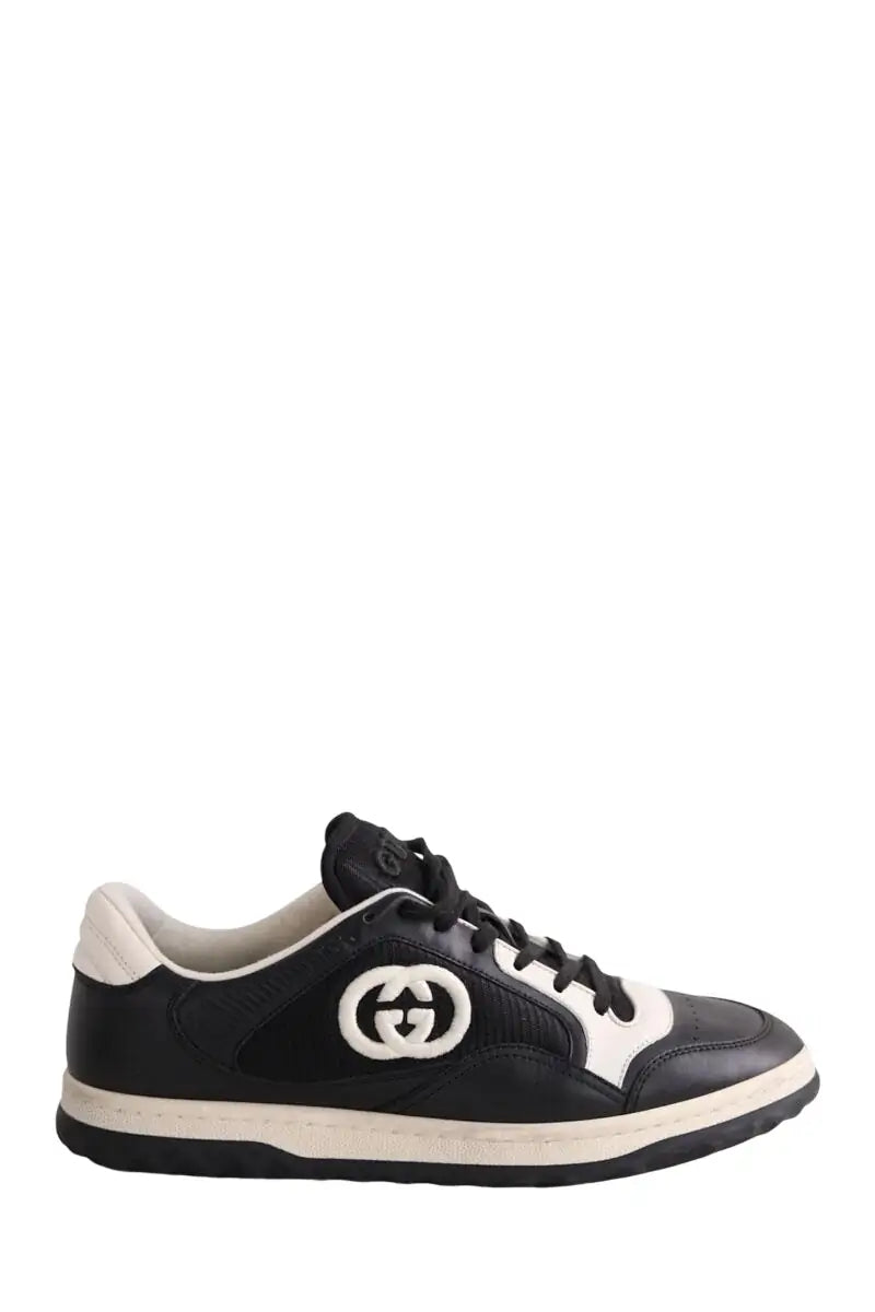 Baskets Gucci MAC80 Noir en Cuir, taille 38 - Seconde Main
