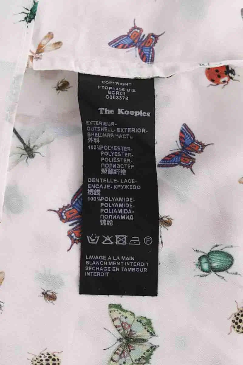Top sans manche The Kooples Blanc en Synthétique