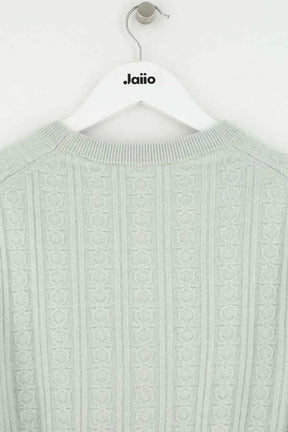 Pull Salvatore Ferragamo Vert en Laine