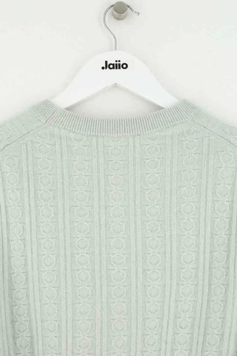 Pull Salvatore Ferragamo Vert en Laine