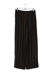 Pantalon large Reformation Noir en Viscose, taille S - Seconde Main