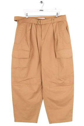 Pantalon Vanessa Bruno Camel en Coton, taille XL - Seconde Main
