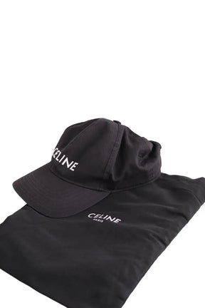 Casquette Celine Noir en Coton