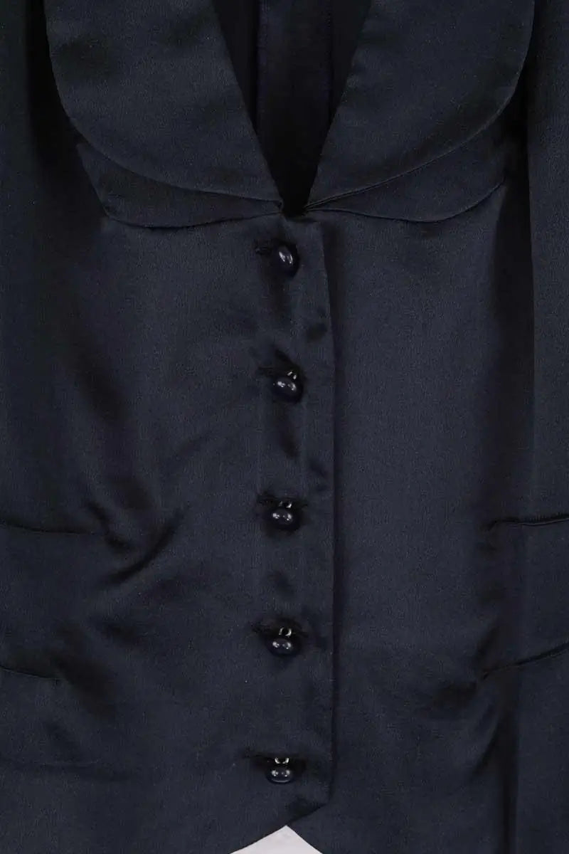 Gilet Sonia Rykiel Noir en Soie