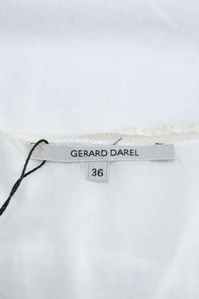Blouse Gerard Darel Blanc en Coton