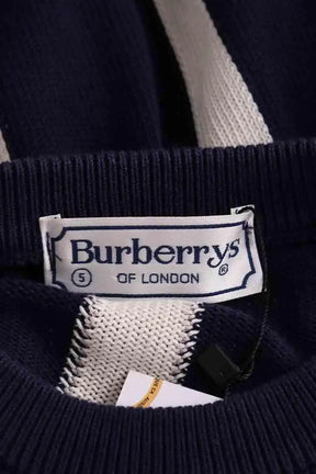 Pull Burberry Bleu en Coton