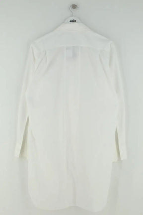 Robe avec twill de soie Dior Blanc en Coton