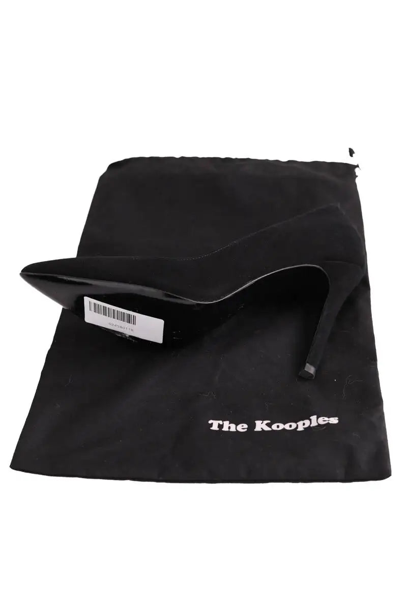 Talons The Kooples Noir en Daim