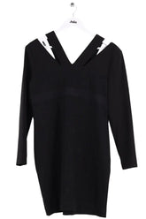 Robe Iro Noir en Synthétique, taille XL - Seconde Main