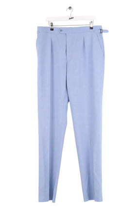 Pantalon droit Fursac Bleu en Laine, taille XL - Seconde Main