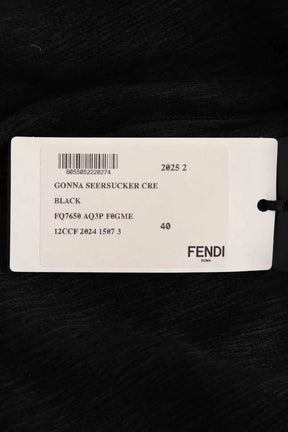 Jupe Fendi Noir en Synthétique